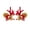 Deer antler bell bow, variant on Braids Hair Clip for Hot Girls Cartoon Christmas Antler Hair Barrettes Ponytail Bangs Hair Barrettes for Teens Girls