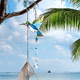 thumbnail image 3 of Atrapasueños decorativo de cristal de colibrí, decoración del hogar, campanas de viento colgantes de ventana hechas a mano al aire libre, 3 of 5