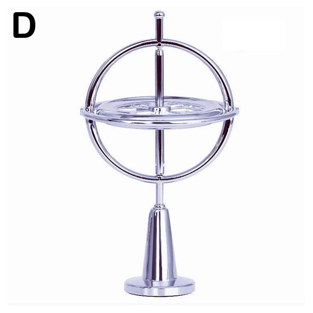 Metal Gyroscope Anti Gravity Rotating Balance Mechanical Gyroscope x 1