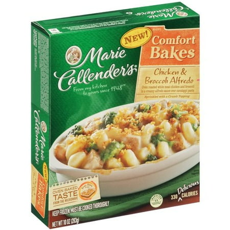 Marie Callender's Comfort Bakes Chicken & Broccoli Alfredo, 10 oz ...