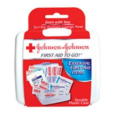 Johnson And Johnson First Aid To Go Disposable First Aid Kit, 3 Pack