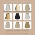 thumbnail image 3 of Royal Designs, Inc. Hardback Empire Chandelier Basic Shade CS-992-6EG, Eggshell, 3 x 6 x 4.5, 3 of 5