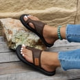 thumbnail image 4 of Willtoo Womens Orthopedic Sandals Slip on Non Slip Arch Support Summer Flat Sandals Wide Walking Shoes 2026 Comfortable Foam Shoes, 4 of 7