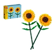 LEGO Sunflowers Building Toy for Kids, Girls and Boys Ages 8+ - Artificial Sunflowers for Home Decor and Display - Birthday Gift Idea for Lovers of Plants & Flowers - 40524