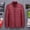 Wine, variant on Babysbule Jackets for Men Winter Men Solid Casual Stand-up Collar Zipper Cotton-padded Lightweight Jacket