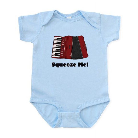 CafePress - Accordion Squeeze Box Infant Bodysuit - Baby Light Bodysuit, Size Newborn - 24 Months