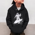 thumbnail image 4 of WhouRiu Boys Cartoon Graphic Hooded Sweatshirts Kids Autumn Casual Pullover Hoodies, 4 of 4