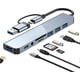 thumbnail image 1 of Usb C Hub 30 8 In 2 Usb Hub 30 Multiport Adapter With Sd & Tf Card Reader Usb 30 & Usb 20 Ports 100w Pd 35mm Audio Ports Usb Type C Hub, 1 of 5