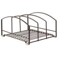 DECOBROS KITCHEN PANTRY ORGANIZER RACK, BRONZE