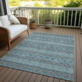 thumbnail image 6 of Addison Rugs Chantille Indoor/Outdoor Transitional Bohemian Teal Washable Rectangle Rug, 3' x 5', 6 of 6