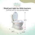 thumbnail image 3 of Dolu Nuve Educational XL Potty, Flip-Top Lid for Children 18 Months & Up, Beige, 3 of 6