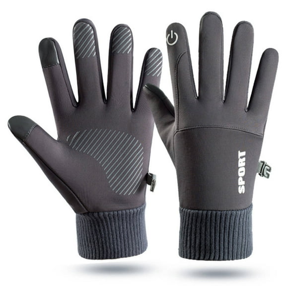 TELOLY Heated Gloves Sleek Winter Style Winter Gloves Great for Sports Heated Gloves for Women Keeps Hands Cozy Gray