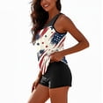 thumbnail image 7 of 4th Of July Two Piece Tankini Swimsuit for Women 2026 Tummy Control Full Coverage Bathing Suits, 7 of 7