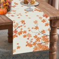 thumbnail image 3 of Fall Table Runner Maple Leaf Autumn Harvest Thanksgiving Runners Farmhouse Holiday Kitchen Dining Table Decorations 13 x 72 Inch, 3 of 5