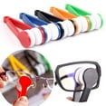 thumbnail image 1 of Two-side Glasses Brush Microfiber Spectacles Cleaner Glasses brush tweezer Cleaning Rub Cleaner Color Random, 1 of 7