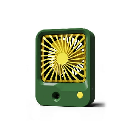

Linyer Spray Misting Fan 3 Gear Handheld Rechargeable Portable Travel Air Fans Moisturizing Cooling Humidifier Personal Mister Green