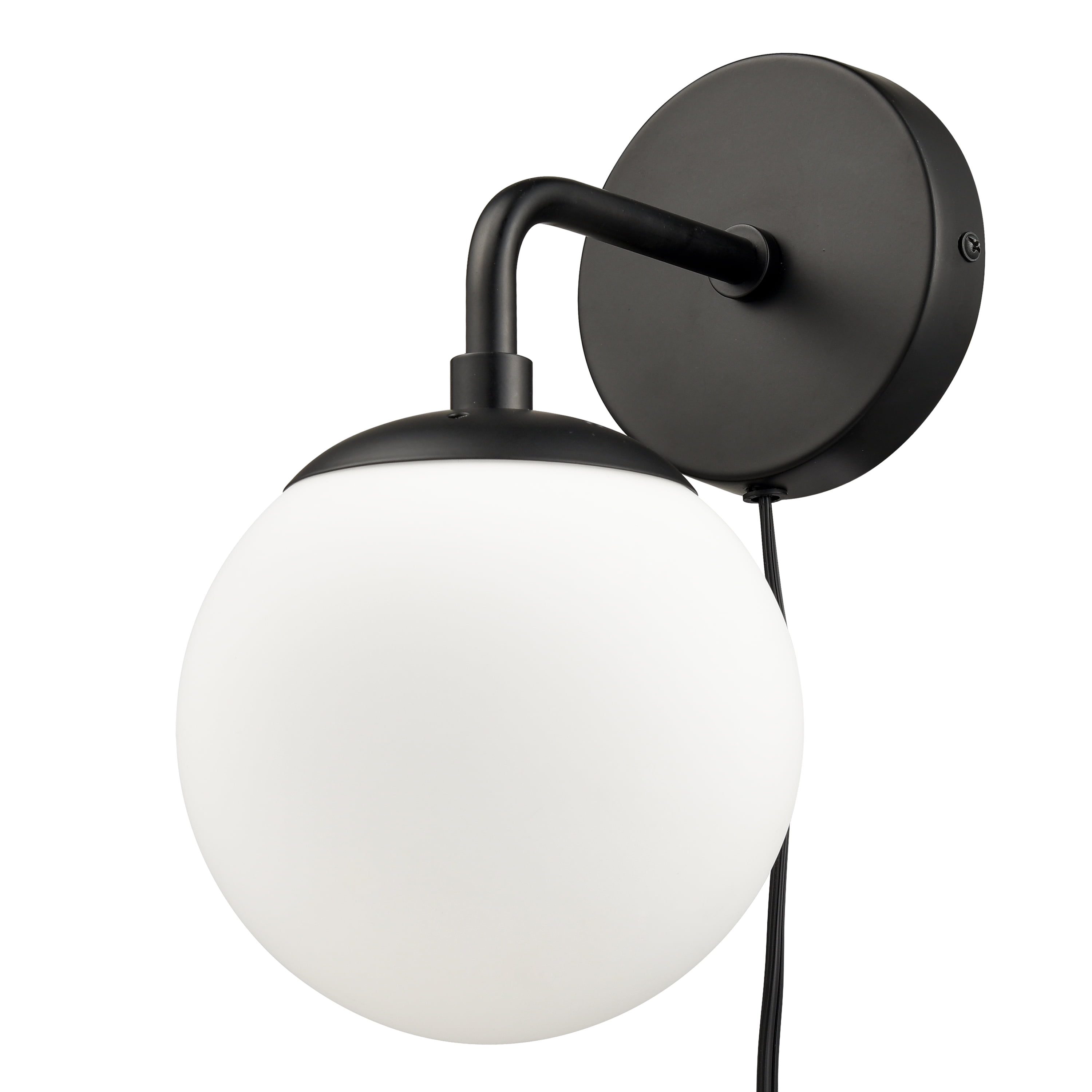 Light Society Greta Globe Plug-In Wall Sconce