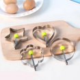 thumbnail image 3 of Molde moldeador de tortilla de huevo frito de acero inoxidable, herramientas de cocina, accesorios de cocina, anillos de Gadget, 5 estilos, 3 of 4