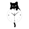 thumbnail image 3 of Reloj de Pared Gato Creativo con Cola Que Se Mueve en Acrílico Y Mecanismo Silencioso Fácil Lectura Diseño Moderno para Decoración Dormitorio Oficina S, 3 of 8