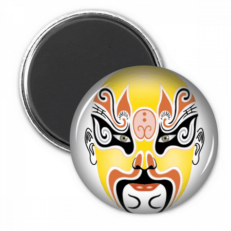 

Peking Opera Head Colorful Zhanwancheng Refrigerator Magnet Sticker Decoration Badge