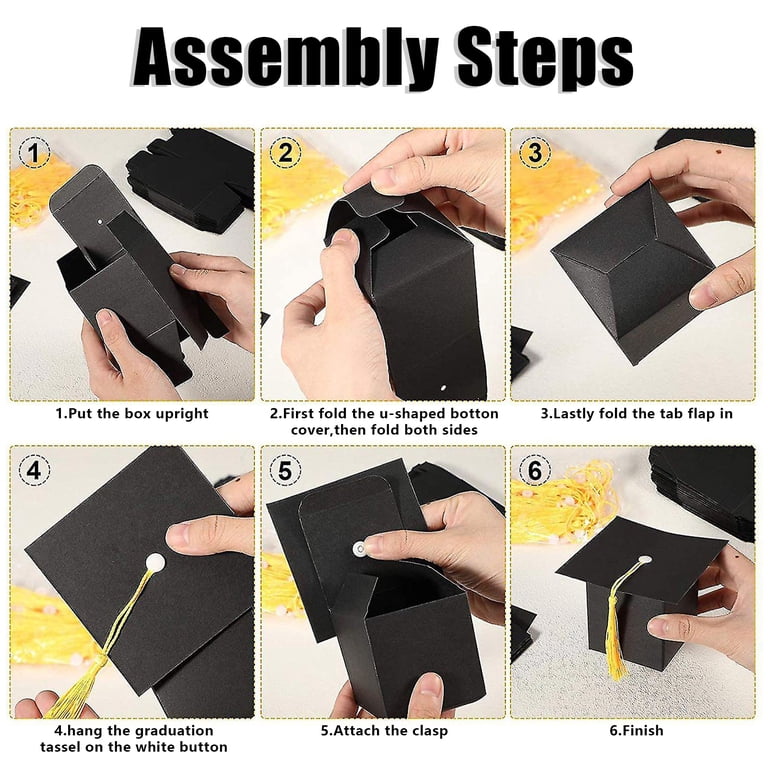 Kicpot Graduation Party Favors 2025,30 Pcs Graduation Card Box,Graduation  Cap Gift Box Cap Candy Box Graduation Gifts for Class of 2025 Graduation  Party Decor - Walmart.com