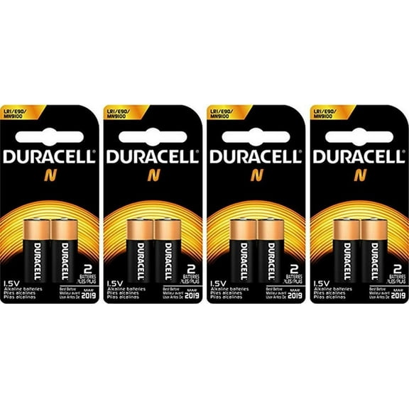 Duracell Battery Alkaline Size N 1.5V (4 Sets of 2)