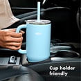 thumbnail image 4 of OXO Strive XL Tumbler with Handle + Flexible Straw, 40 oz, Blue Topaz, 4 of 9