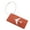 Orange, variant on Aluminum Suitcase Label Baggage Identifier Backpack Tags and Metal Loop
