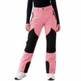 thumbnail image 2 of Kids Unisex Snow Pants Waterproof Fleece Lined Insulated Ski Trousers with Zipper Pockets for Winter Outdoor Sports, 4-12Y, 2 of 9