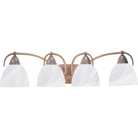 Volume Lighting V2614 Kora 4 Light 30.75" Width Bathroom Vanity Light - Prairie Rock