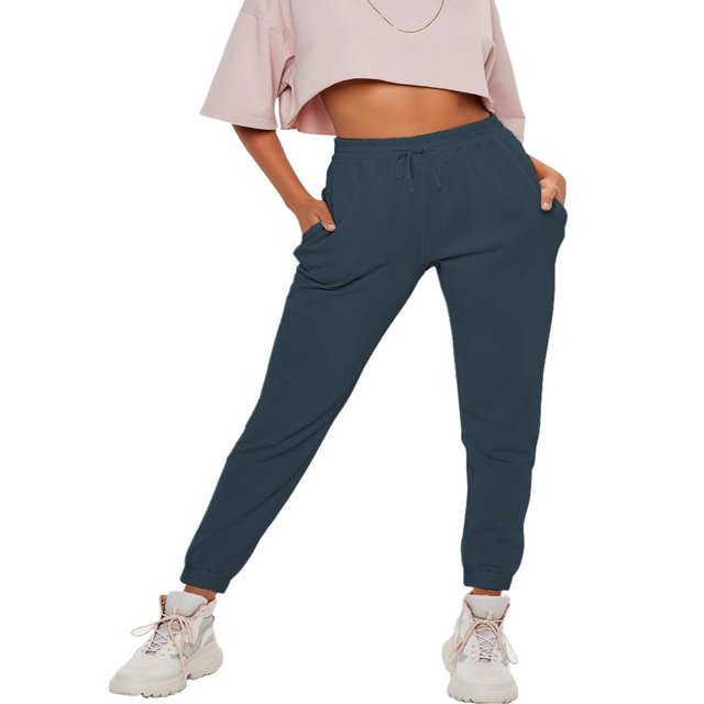 Joggers Légers en Molleton Français pour Femmes avec Poches