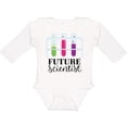 thumbnail image 3 of Inktastic Future Scientist Girls Chemistry Girls Long Sleeve Baby Bodysuit, 3 of 5