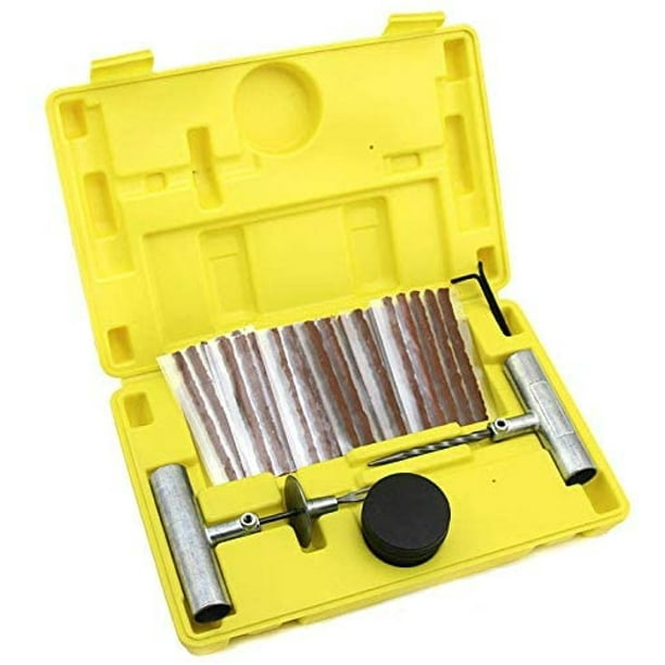 XtremepowerUS 35Pieces Universal Tire Patch Repair Kit Automotive Flat