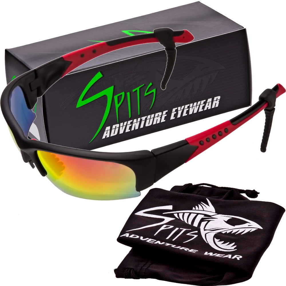 Bold Safety Glasses OSHA Z87.1+ Compliant Frame Color Red Accent, Lens