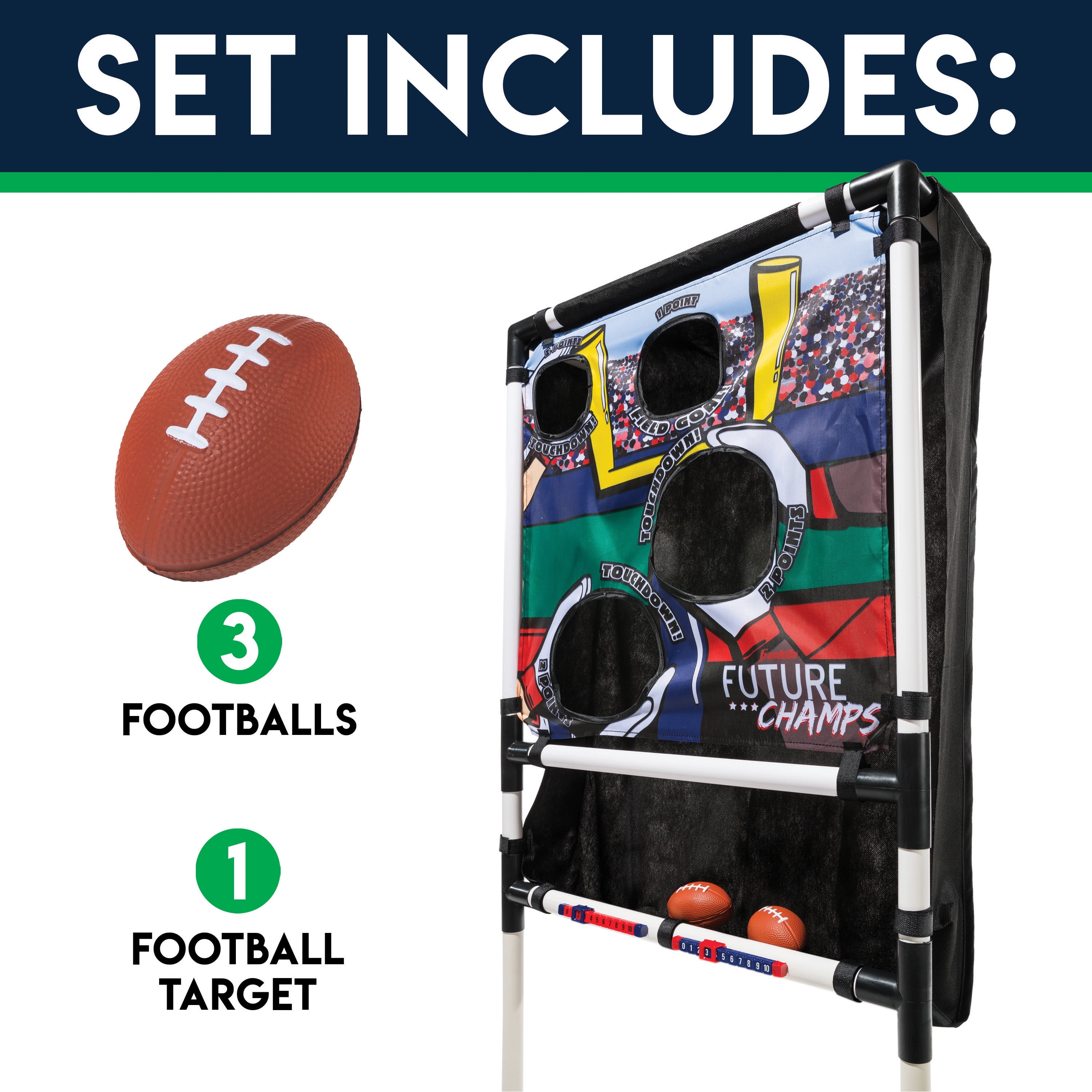 Franklin Sports Multi-color Football Target Toss Game, 4 Pieces -  Walmart.com