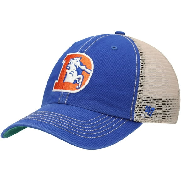 Men's '47 Royal Denver Broncos Trawler Trucker Clean Up Snapback Hat