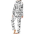 thumbnail image 5 of MIUOWANP Womens Big and Tall Pajama Sets Women's Valentine's Day Printed Pajama Set For Daily Home Wear With Pocket White XXL, 5 of 5