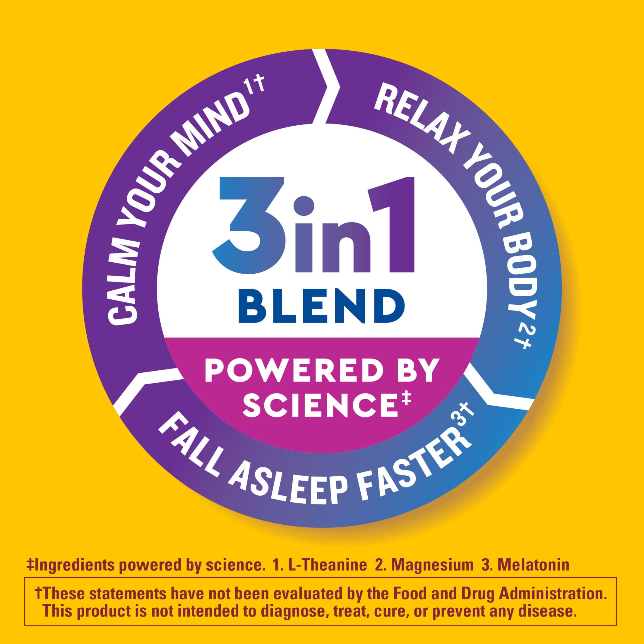 Nature Made Wellblends Sleep & Recover Gummies, Sleep Aid Supplement, 44 Count