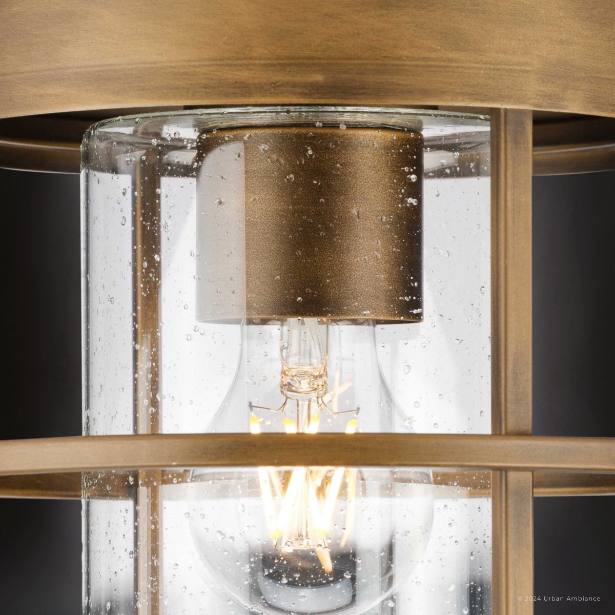 Luxury Modern Ceiling Light, Aged Bronze, UHP4490