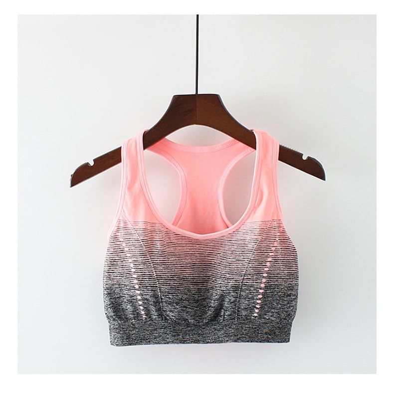 HIRIRI Women Elasticity Breathable Yoga Blouse Sports Fitness Solid Bra Beautiful Back Workout Yoga Activewear Tank Tops