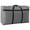Gray, variant on 210L Extra Large Moving Bag Travel Luggage Bag Foldable Waterproof Storage Bag Double Zipper and Strong Handle Moving Available Black