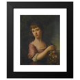 thumbnail image 2 of Nathaniel Hone 12x14 Black Modern Framed Museum Art Print Titled - Portrait of Ann Anderson, Wife of Alexander Balmanno, 2 of 5