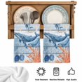 thumbnail image 5 of Coastal Whale Kitchen Towels Set of 3, Nautical Ocean Coral Blue Wooden Grain Absorbent Dish Towels for Kitchen, Microfiber Hand Towel, Quick Drying Tea Towel for Cleaning Decorative Dishcloths, 5 of 7