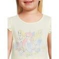 thumbnail image 5 of Disney Princess Toddler Girls Blooms Graphic Tee and Skirt, 2-Piece Set, Size 12M-5T, 5 of 5