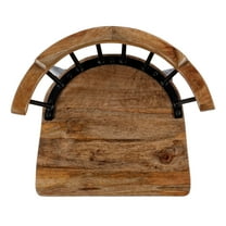 Butler Specialty Company Merrick Wood And Iron Spindle Bar Stool - Natural