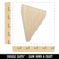 thumbnail image 2 of Pizza Slice Abstract Wood Shape Unfinished Piece Cutout Craft DIY Projects - 4.70 Inch Size - 1/8 Inch Thick, 2 of 7