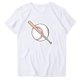 thumbnail image 2 of Fiudx Liquidación de Ahorros de Verano Blusa de Manga Corta con Estampado de Moda para Mujer, Divertida Camiseta con Cuello Redondo, 2 of 3