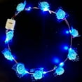thumbnail image 1 of Fiudx Anillo de Flores Led, Tocado Festivo con Luz, Aro con Batería Reemplazable, Corona con 3 Modos de Iluminación, Ideal para Fiestas y Conciertos, Diversión para Niños y Adultos, Hasta 3 Horas de, 1 of 1