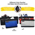 thumbnail image 4 of Small Tool Pouches with Zipper Premium Small Tool Bags Waterproof 1680D Tool Pouch Bags for Men Multipurpose Tool Storage Organizer Premium Heavy duty 4 Pack, 4 of 5