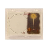 ASE Season's greetings 2X3, Snap Lock Coin Holder, 3 pack